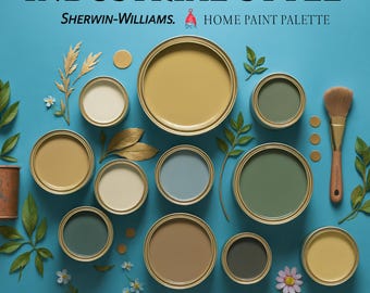 Sherwin-Williams Industrial Color Palette: Modern, Rustic, Mid-Century (Digital Download)