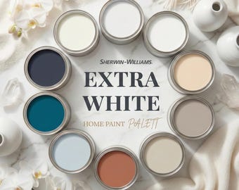 Sherwin Williams Extra White Interior Paint Guide: Trending Colors (Digital Download