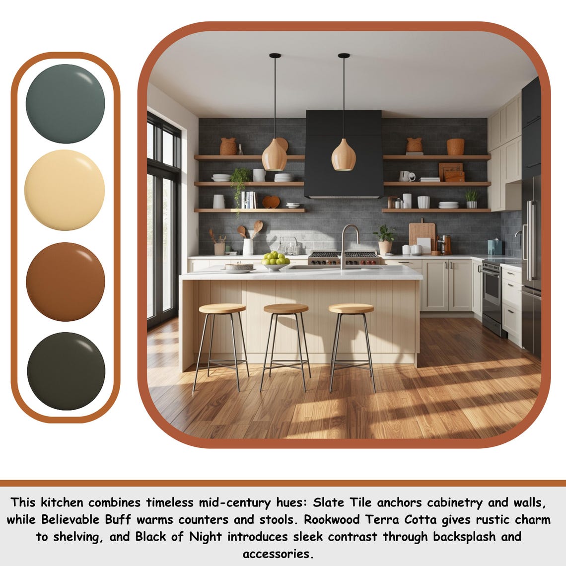 Sherwin Williams Modern Rustic Paint Palette: 12 Earthy Colors (digital ...