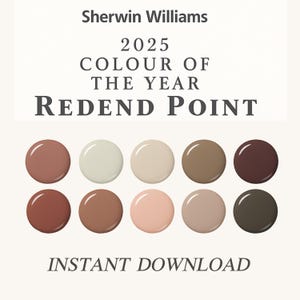 Redend Point by Sherwin Williams – Whole House Color Palette Ideas, Warm Neutral Paint Shades & Cozy Interior Design Inspiration