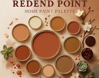 Redend Point Whole House Color Palette Guide: Sherwin Williams Interior Design (PDF Download)