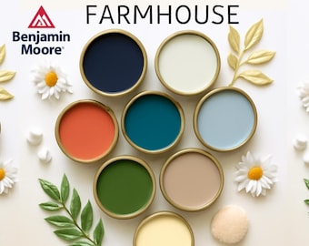 Benjamin Moore Extra White Interior Paint Palette: Home Color Guide (Digital Download)