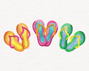 flip flop hand towels