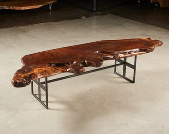 Hand Dug Walnut Root Coffee Table #30