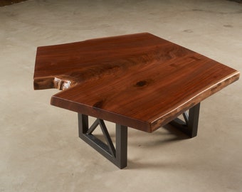 Walnut Crotch Coffee Table #12, Coffee Table, Side Table,  Walnut Coffee Table, Cocktail Table