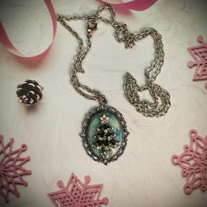 Handmade  Holiday Christmas Tree Pendant