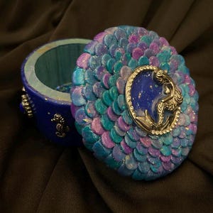 Handgemachte Meerjungfrau Trinket Box