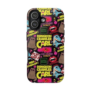 Dungeon Crawler Phone Case | iPhone 13-17 Samsung S22 S23 S24 S25 S26 Pixel | LitRPG | Black