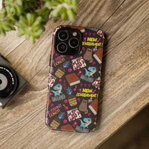 Black Dungeon Crawler Carl Inspired Phone Case | LitRPG Fan Art | Mongo Is Appalled Case | Gamer Fantasy Phone Cover | Tough iPhone Case