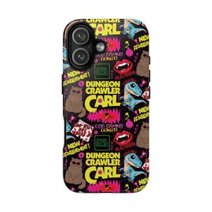 Dungeon Crawler Phone Case | iPhone 13-17 Samsung S22 S23 S24 S25 S26 Pixel | LitRPG | Black