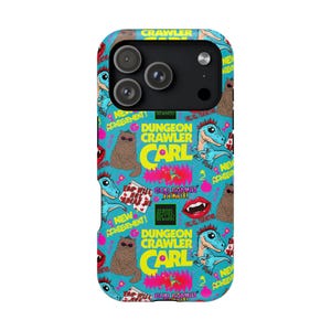 Magnetic Impact-Resistant Cases Dungeon Crawler Phone Case | iPhone 13-17 Samsung S26 | LitRPG | Teal