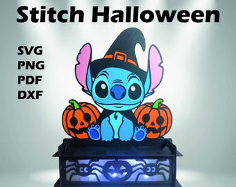 Stitch Halloween Lantern