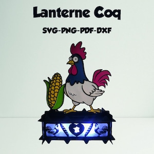 Lanterne Coq Français