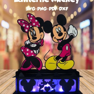 Lanterne Mickey et Minnie