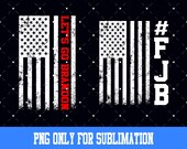 let 39 s go brandon american flag png, Republican Gift, FJB american flag png