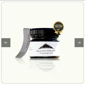 Shalajit de guérison de l&#39;Himalaya - Qualité de l&#39;or pur-Quantité 50 g (100 portions)