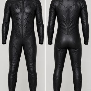 Black Tactical Armor Cosplay Suit | Handmade Armored Leather Costume | Dark Hero Inspired Jumpsuit | Custom Halloween & Comic Con Outfit
