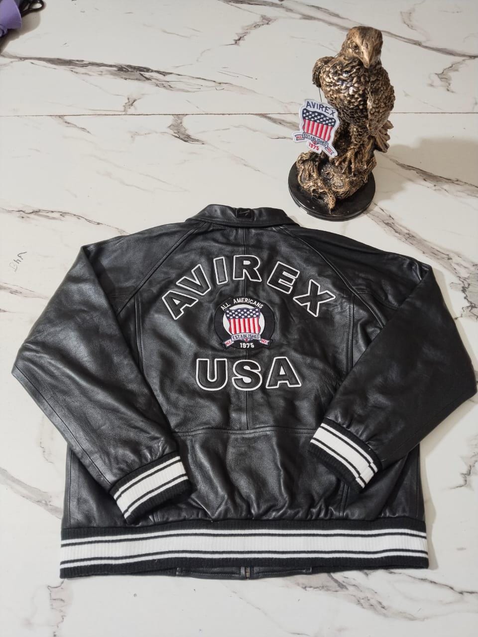 Vintage avirex leather jackets - Etsy 日本