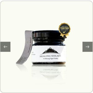 Shalajit de guérison de l&#39;Himalaya - Qualité or pur - Quantité 30 g (60 portions)