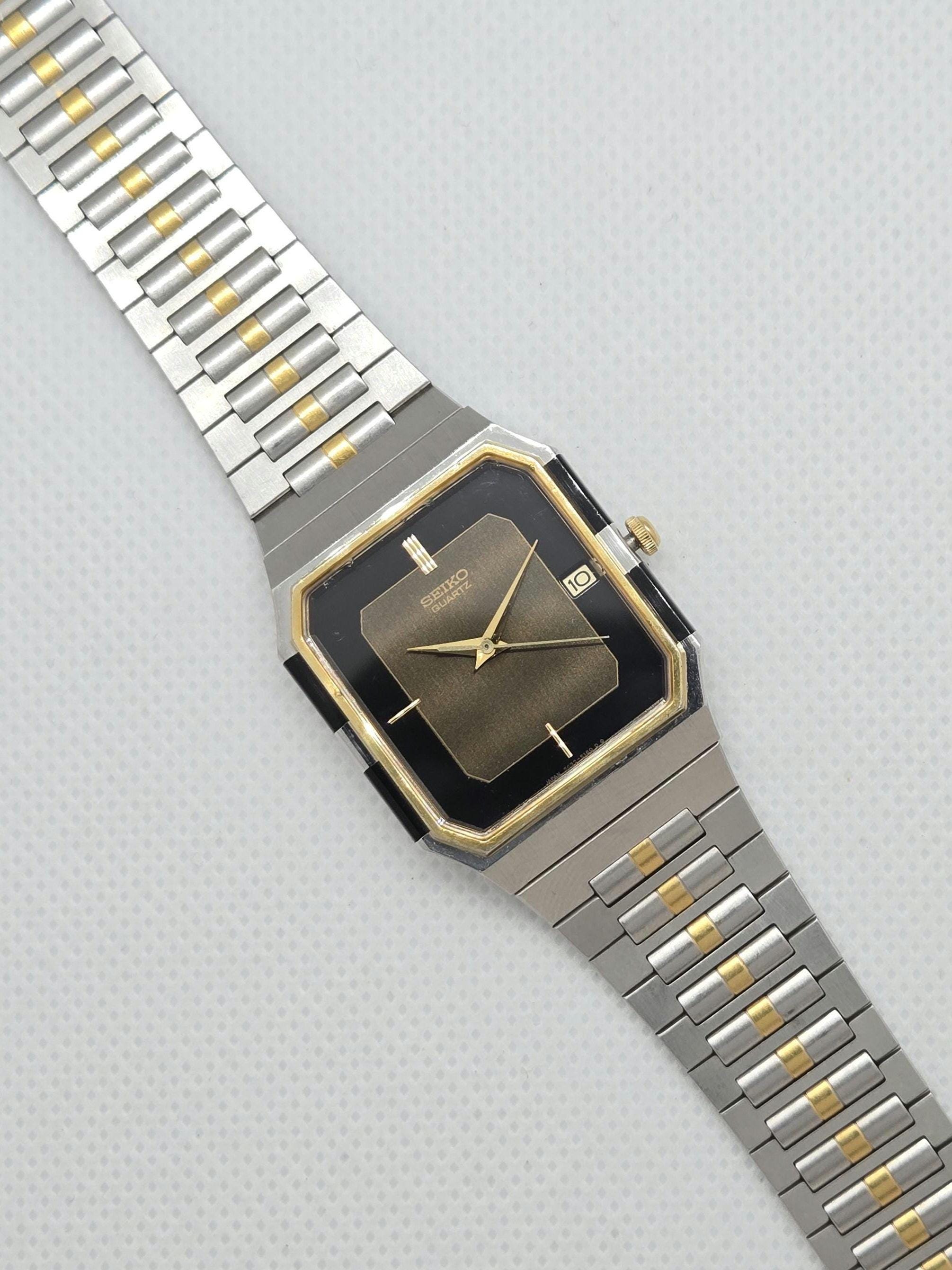 Vintage Seiko 80's Rare Tank Watch - Etsy
