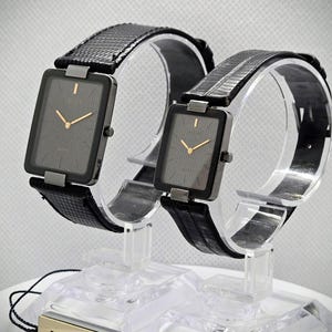 Vintage Seiko &#39;His & Hers&#39;-lassale ultradunne set jaren 80