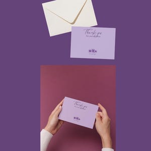 Thank you card for business or events.
