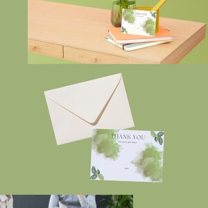 Thank you card for business or events.