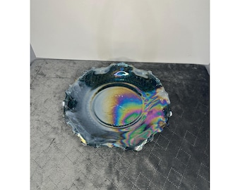 ヴィンテージ インペリアル ブルー カーニバル ガラス クリスマス 12