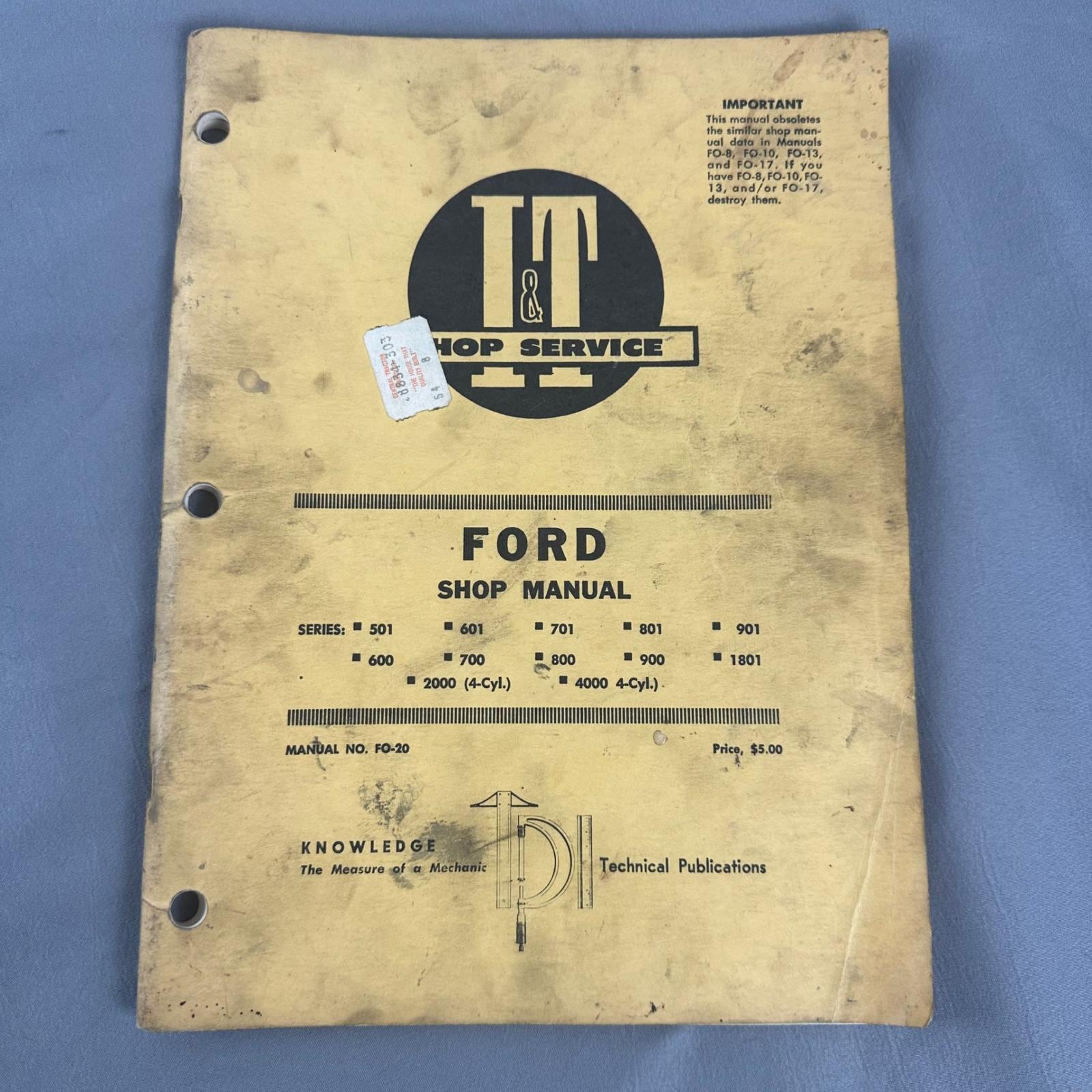 Ford tractor manual - Etsy 日本