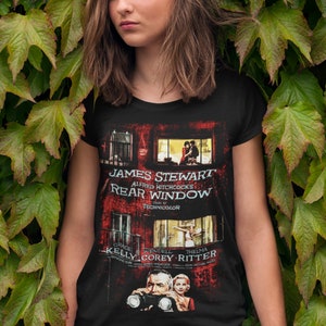 Alfred Hitchcock's Classic Rear Window Movie Poster Short Sleeve T ...