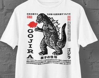 Godzilla T Shirt, Gojira Monster Shirt, Godzilla Comfort Farben Godzilla das Atommonster, tolles Geschenk für Godzilla Fans