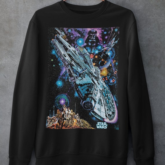 Star Wars Crewneck Sweatshirt Star Wars Graphic Sweatshirt - Etsy