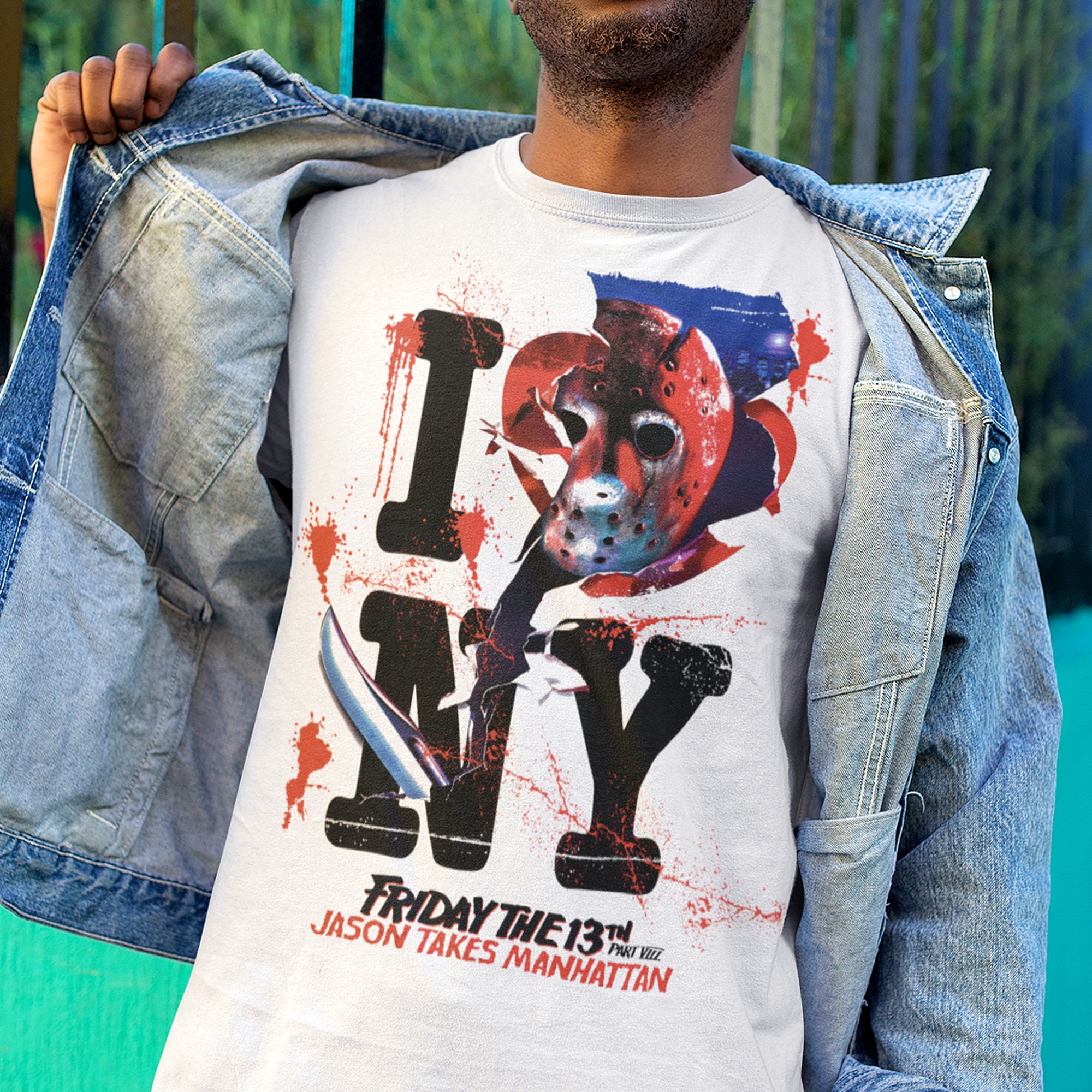 Friday the 13th T Shirt, Friday the 13th Movie Short Sleeve Tee, Jason Takes Manhattan T Shirt - Etsy Friday the 13th T Shirt, Friday the 13th Movie Short Sleeve Tee, Jason Takes Manhattan T Shirt - Etsy