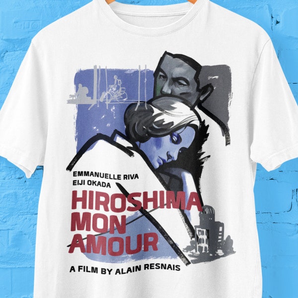 Hiroshima Mon Amour Shirt, French New Wave Cinema T Shirt, 60s French Film Comfort Colors Garment-Dyed T-shirt