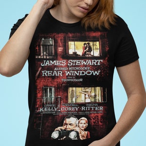Alfred Hitchcock's Classic Rear Window Movie Poster Short Sleeve T ...