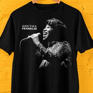 Aretha Franklin T Shirt, Aretha Jazz T Shirt, Queen of Soul shirt, Jazz Legend T Shirt, Jazz Music Lovers Gift, Aretha Franklin Tee