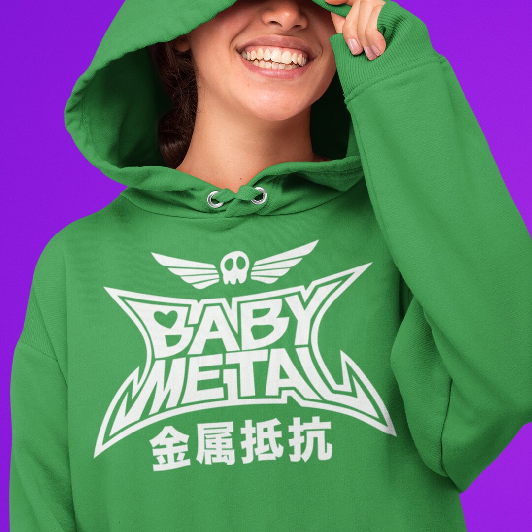 Babymetal Logo Hoodie, Babymetal Jpop Music Hooded Sweatshirt, Babymetal Music Sweater, Jpop