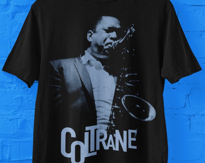 Camiseta de John Coltrane, camiseta John Coltrane Sax Legend of Jazz, regalo para amantes de la música jazz