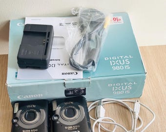 2x Canon IXUS 980 IS Digital Compact Cameras *Read Description*