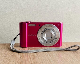 Vintage Pink Sony Cybershot DSC-T99 Camera With Accessories - Etsy