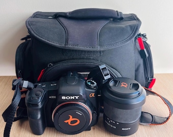Sony Alpha A200 10.2MP Digital SLR Camera W/ 18-70mm Lens