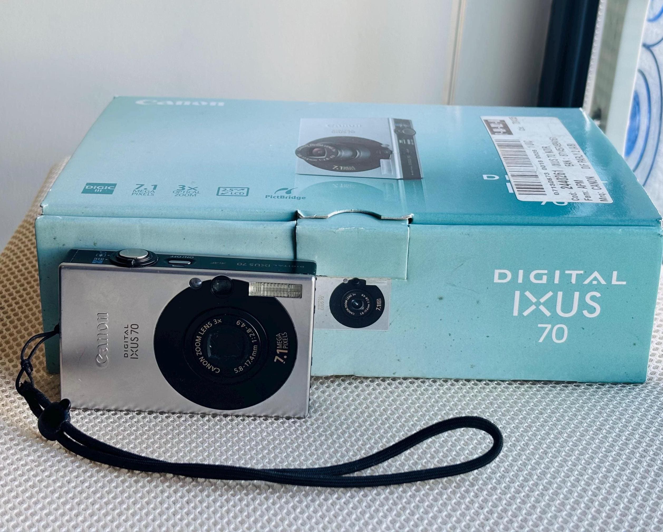 Canon IXUS 70 Digital Camera With Box and Accessories - Etsy India