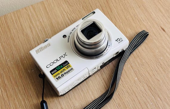 Nikon Coolpix S6200 16MP Digital Camera - Etsy Canada