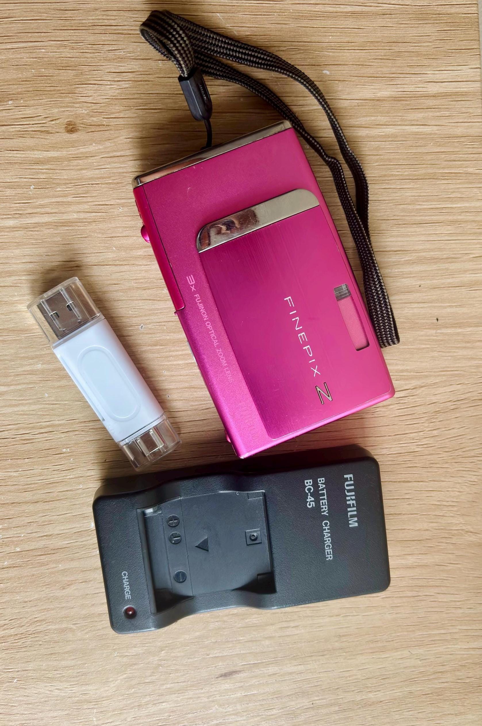 Fujifilm Finepix Z10fd Pink Digital Camera - Etsy Canada