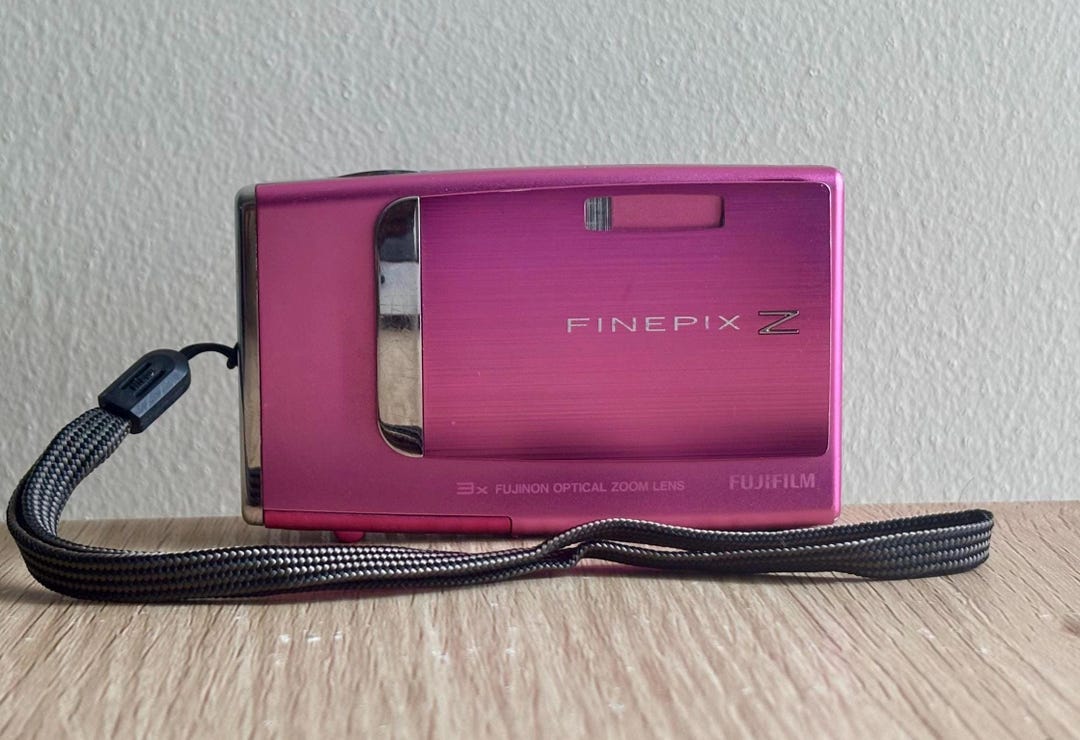 Fujifilm Finepix Z10fd Pink Digital Camera - Etsy Canada