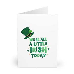 St. Patrick's Day-wenskaartenset: ter ere van het Ierse erfgoed, leuke kaarten voor vrienden en familie, perfect voor feestdagen en gelegenheden