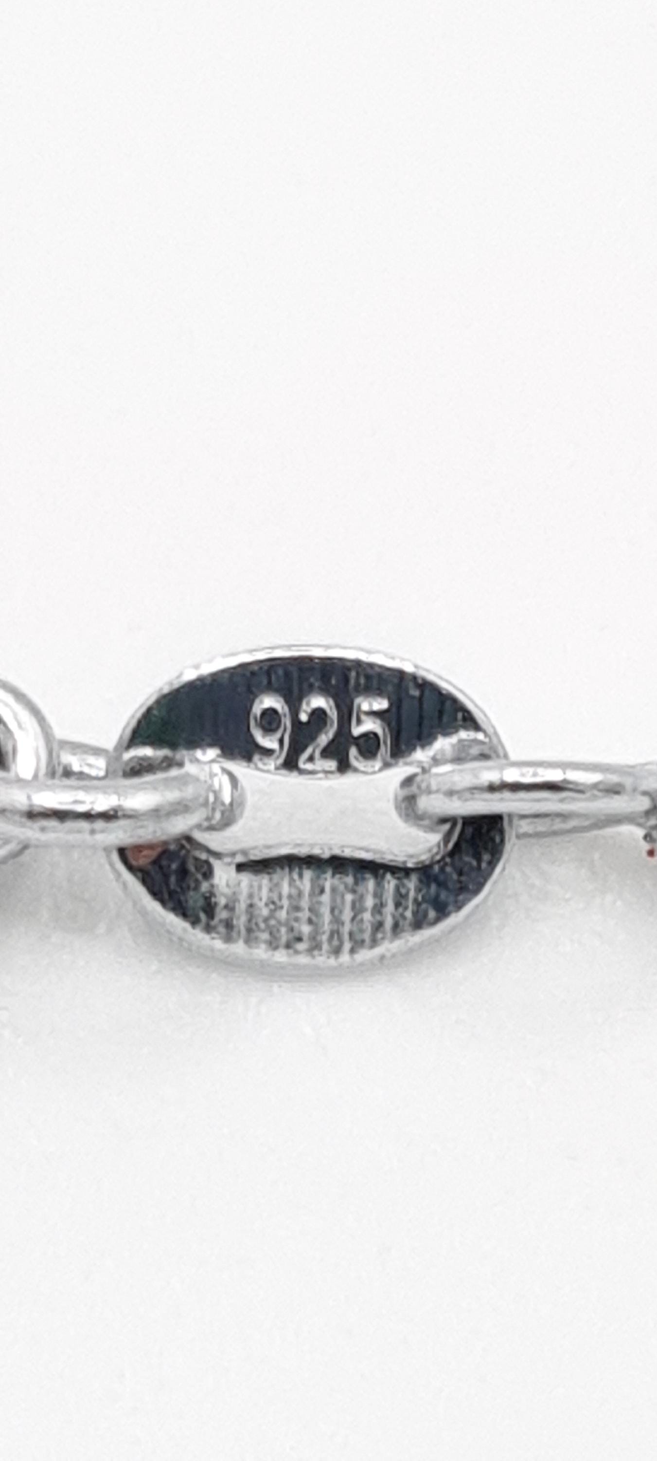 シルバーインゴットネックレス、ヴィンテージ925スターリングシルバー 