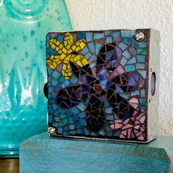 Glass Mosaic Light Box Etsy