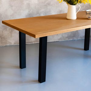 Metal Table Legs (Set of 2), Heavy Duty Farmhouse Metal Table Bases, Industrial Table Legs, Iron Legs For Live Edge, Desk Legs