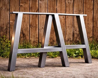 A Frame Tischbeine - Minimalistischer Stahl Tischfuß, Designer Metallbeine für Esstisch